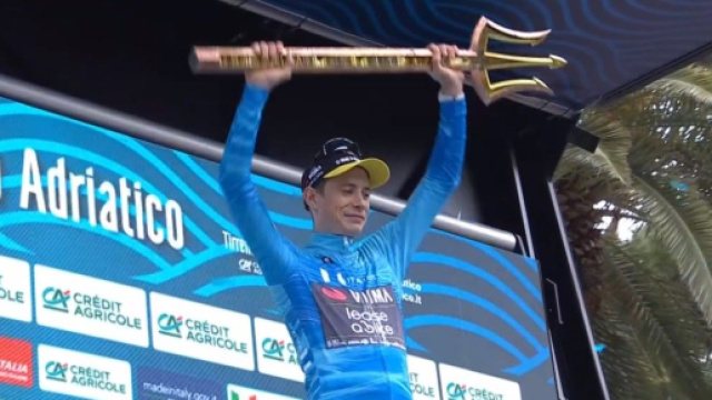 Ciclismo: quasi 1800 di Vam per Vingegaard alla Tirreno: 'Pi&ugrave; in forma degli anni scorsi'
