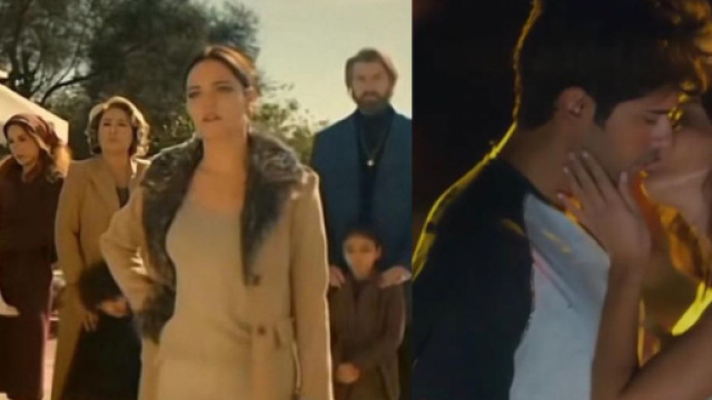 Il cast di Terra amara (screenshot &copy; Terra amara) - Burak &Ouml;z&ccedil;ivit (Kemal) e Neslihan Atag&uuml;l (Nihan) (screenshot dalla serie &copy; Endless Love).