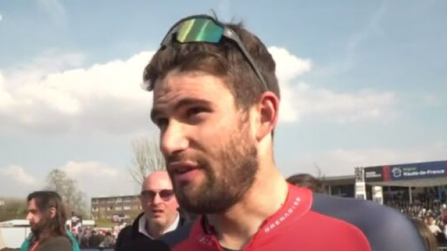 Il ciclista Filippo Ganna &copy; Rai Sport.