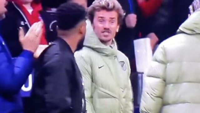 Griezmann insulte Sanchez apr&egrave;s son tir au but manqu&eacute;. (screenshot Twitter @BAWOAWWA)