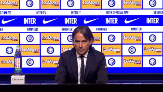 Simone Inzaghi in conferenza stampa &copy; Inter FC