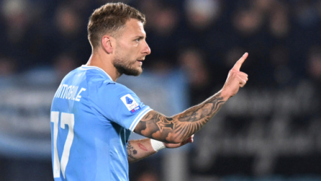 L'attaccante Ciro Immobile &copy; SS Lazio.