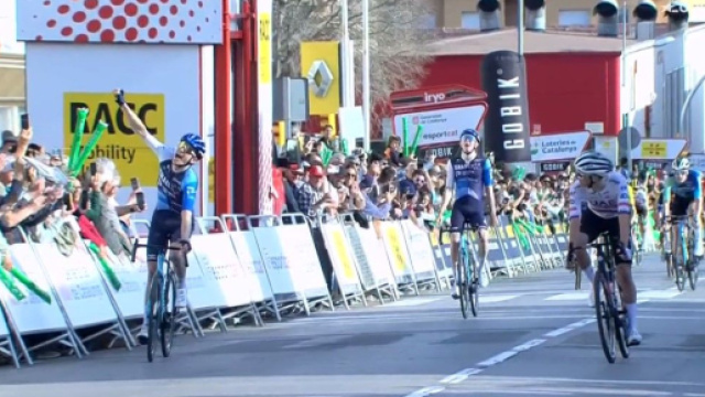 Volta Catalunya, l'arrivo della prima tappa &copy; Eurosport.