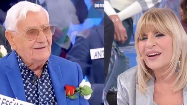 Alessandro e Gemma di Uomini e donne (screenshot &copy; Canale 5).