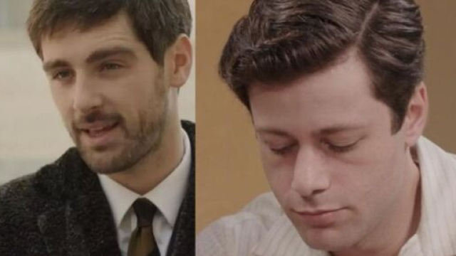 Nella foto Leonardo e Alfredo (&copy; Il Paradiso delle Signore Rai 1)