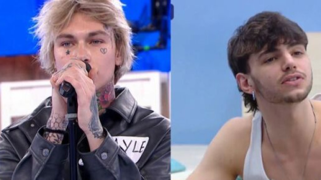 Ayle e Nicholas di Amici, screenshot &copy; Canale 5.