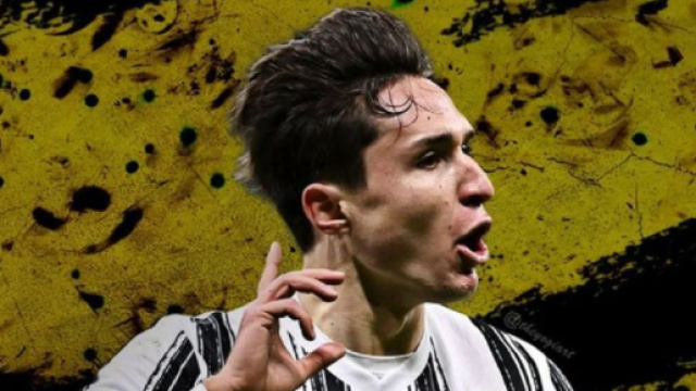 In foto Federico Chiesa, attaccante della Juventus - Immagine @ Pinterest.
