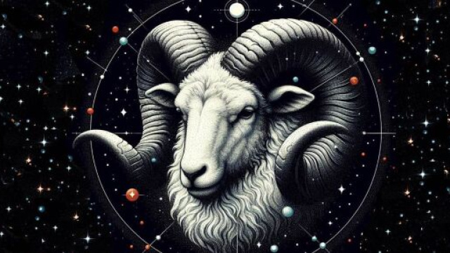 Segno zodiacale dell'Ariete - &copy; Foto Bing IA.