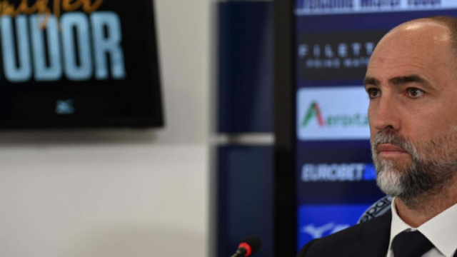 Igor Tudor nella conferenza stampa di presentazione &copy; SS Lazio.