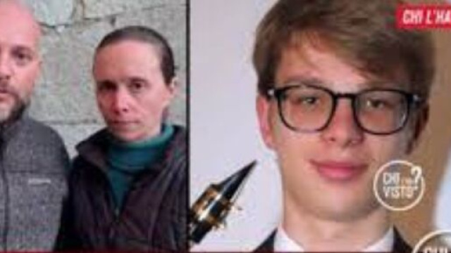 Edoardo Galli e i genitori - Screenshot &copy; Chi l'ha visto.