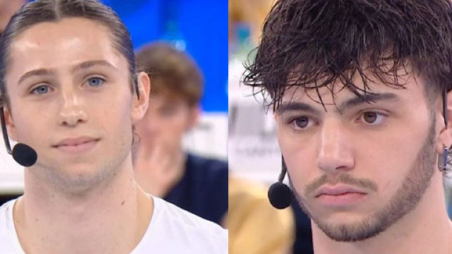 Gli allievi Dustin e Nicholas - screenshot Amici &copy; Canale 5.