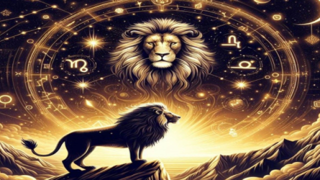 Segno del Leone generato con &copy; AI Copilot.