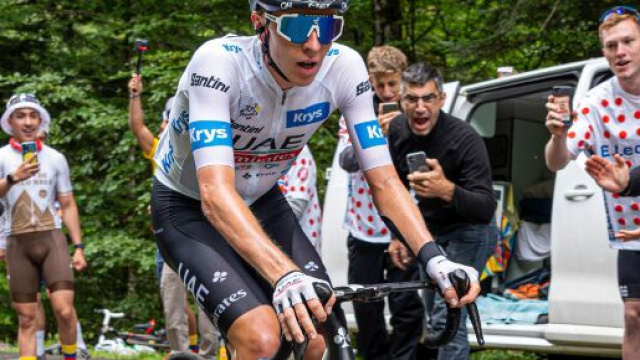 Tadej Pogacar al Tour de France 2023 &copy; Wikimedia Commons