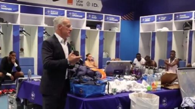 Didier Deschamps, s&eacute;lectionneur des Bleus (capture X @equipedefrance)