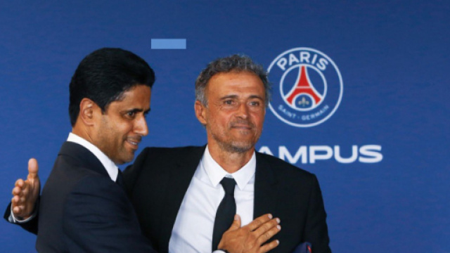 Nasser Al-Khelaifi et Luis Enrique (capture X @ActuFoot_)
