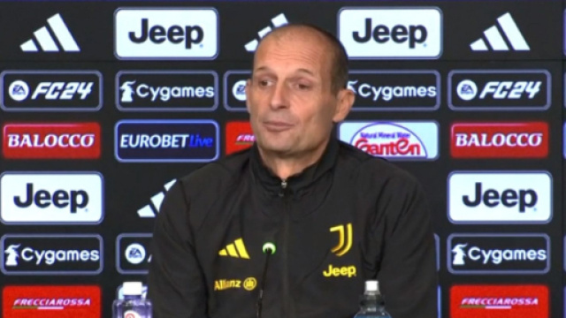 Allegri in conferenza stampa &copy; Juventus FC