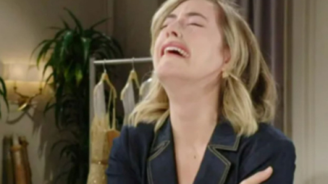 Hope Logan (Annika Noelle) in una scena di Beautiful - Screenshot &copy; CBS