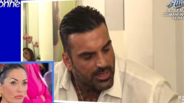 In foto Ida Platano e Mario Cusitore (screenshoot &copy; Canale 5)