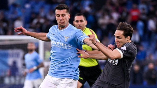 Federico Chiesa, nella partita Lazio-Juve, stagione 2023/24. Foto &copy; Juventus FC
