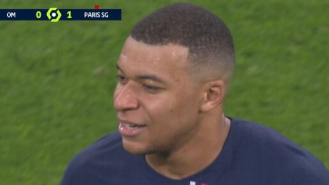 Mbapp&eacute; encore sorti pr&eacute;matur&eacute;ment face &agrave; l'OM. (screenshot Twitter @primevideo)