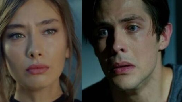 Neslihan Atag&uuml;l (Nihan) e Barış Alpaykut (Ozan). Screenshot &copy; Endless Love.