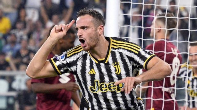 In foto Gatti, difensore della Juve.