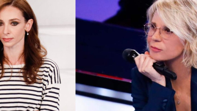 Amici 23, in foto Anbeta Toromani e Maria De Filippi.
