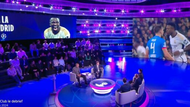 Habib Beye pas content que Vinicius n'ait pas &eacute;t&eacute; exclu face &agrave; Leipzig. (screenshot canal+)