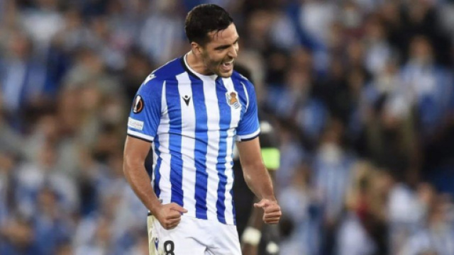 Mikel Merino, centrocampista spagnolo.