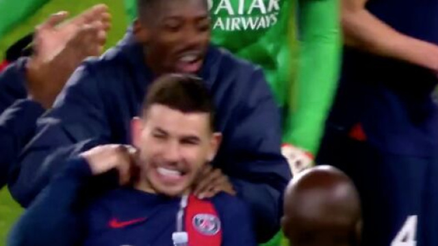 Le vestiaire du PSG lib&eacute;r&eacute; depuis l'arriv&eacute;e de Luis Enrique selon un proche du club. (screenshot Twitter canal+)