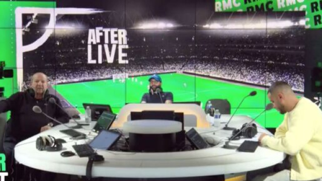 Rolland Courbis s'est l&acirc;ch&eacute; sur Marcelino ce jeudi soir lors d'OM vs Villarreal (screenshot @RMC)