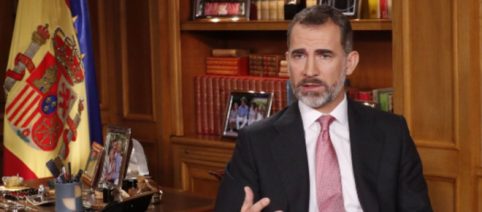 El rey Felipe VI visita a la reina Sofía tras su ingreso en la Clínica Ruber