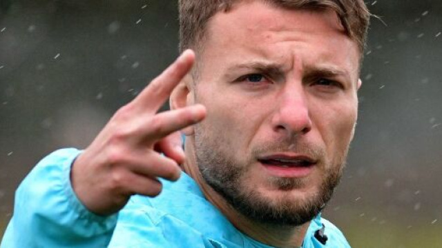 Ciro Immobile, attaccante della Lazio. Foto da &copy; S.S. Lazio
