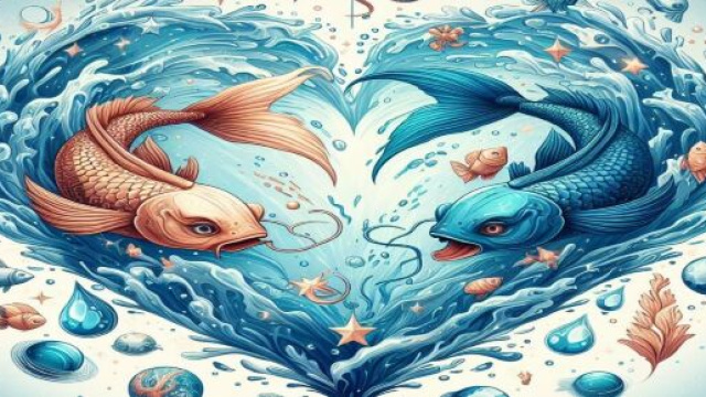 Segno dei Pesci generato con &copy; AI Copilot