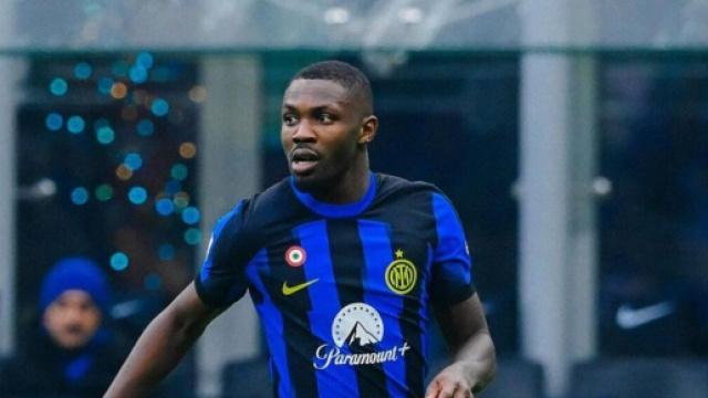 Thuram in azione con l'Inter - Instagram Ufficiale Thuram &copy;