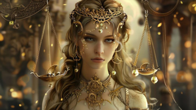 Immagine della Bilancia creata con &copy; IA Midjourney.