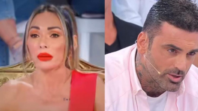 Ida Platano e Mario Cusitore (screenshot &copy; Canale 5)