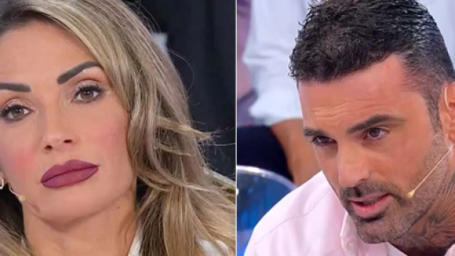 Ida Platano e Mario Cusitore - screenshot &copy; Canale 5.
