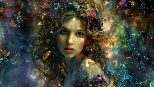 Vergine, oroscopo immagine creata con &copy; IA Midjourney.