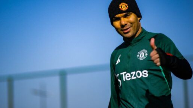 Casemiro, centrocampista del Manchester United. Foto &copy; Manchester United.
