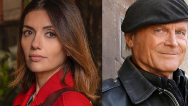 In foto Serena Rossi e Terence Hill - &copy; Rai 1.