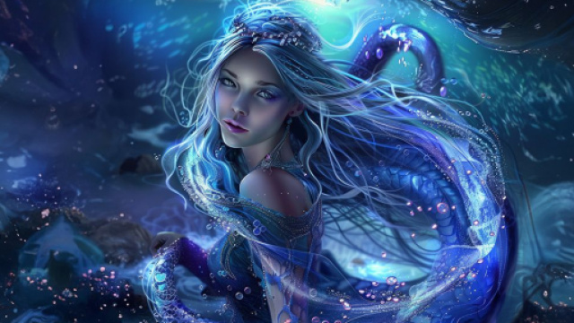 Acquario, Oroscopo Immagine creata con IA Midjourney.