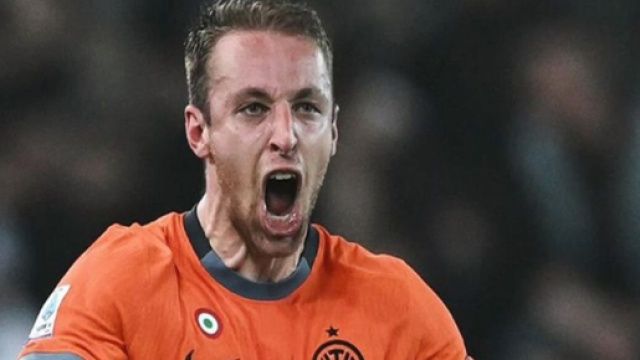 L'esultanza di Frattesi con l'Inter - &copy;Instagram Davide Frattesi