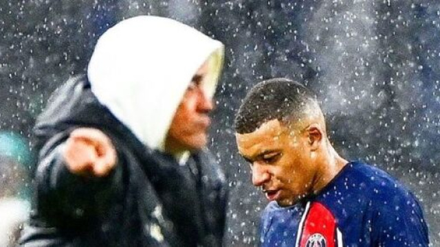 Luis Enrique et Kylian Mbapp&eacute; au PSG (capture X @ActuFoot_)