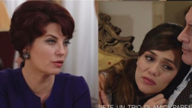 In foto Adelaide, Umbeto e Marta - Screenshot &copy; Rai 1