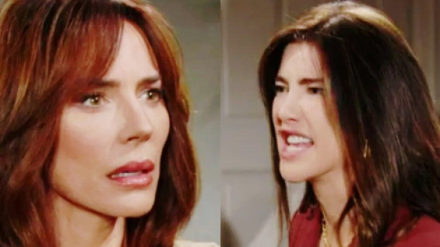 Taylor e Steffy indignate per il rilascio di Sheila in Beautiful - Screenshot &copy; CBS