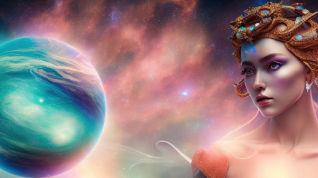 Donna che osserva un pianeta &copy; Pixabay.