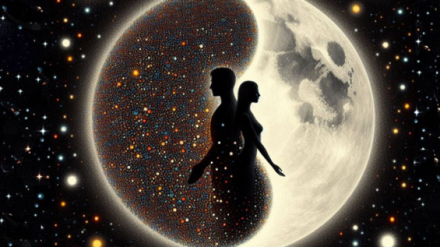 Misteri dell'universo &copy; Foto generata con Bing IA.