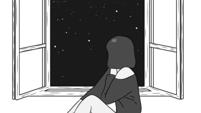 Persona che guarda le stelle &copy; Pixabay