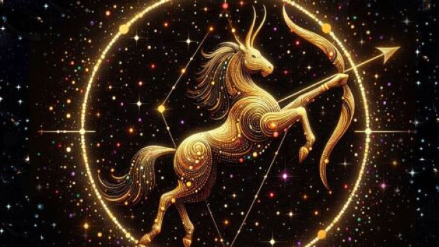 Segno zodiacale del Sagittario - &copy; Foto Bing IA.